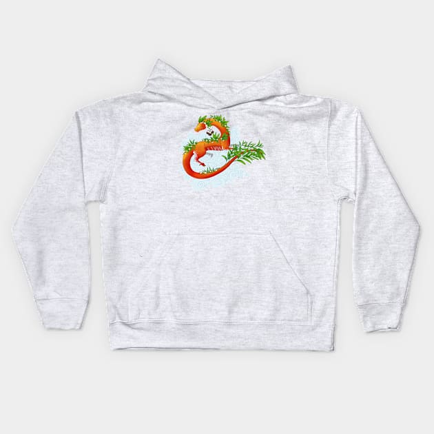 Tea dragon Kids Hoodie by iisjah